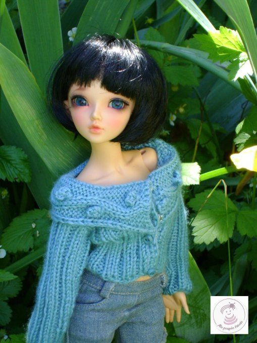 12. Cévènnes - Fiche tricot pour Ellowyne et BJD Minifee