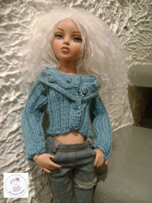 12. Cévènnes - Fiche tricot pour Ellowyne et BJD Minifee