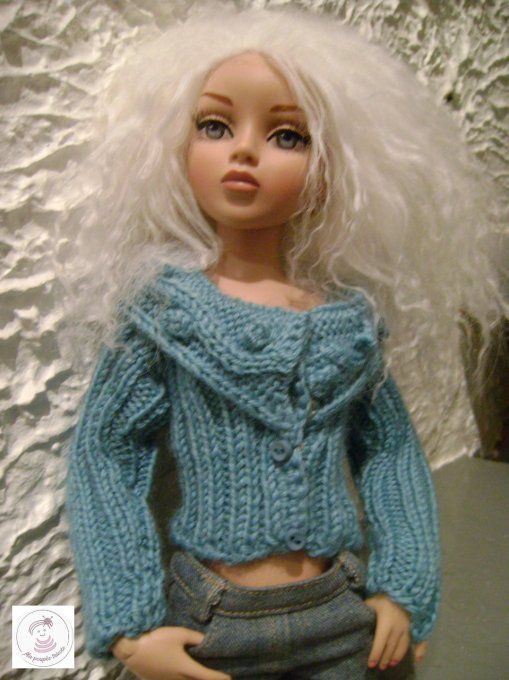 12. Cévènnes - Fiche tricot pour Ellowyne et BJD Minifee