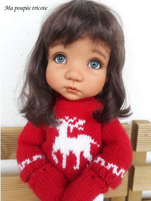 362. Petit norvégien - Fiche tricot pour Mae de Meadowdolls