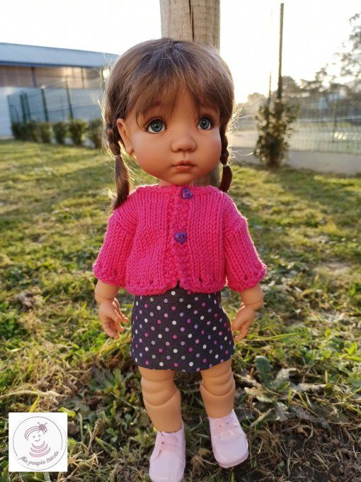 385. Brin de printemps - Fiche tricot pour Mae de Meadow doll