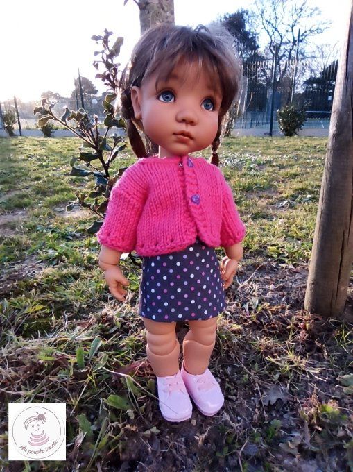 385. Brin de printemps - Fiche tricot pour Mae de Meadow doll
