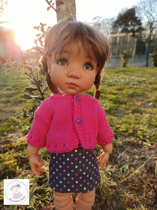 385. Brin de printemps - Fiche tricot pour Mae de Meadow doll