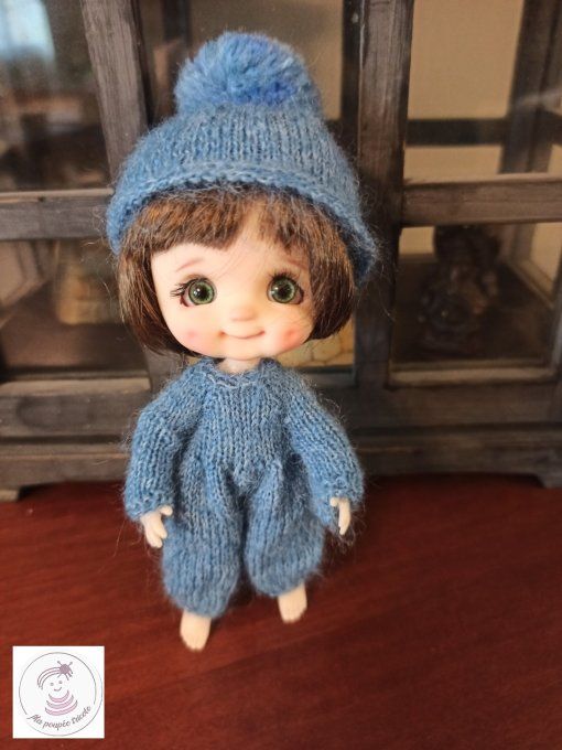 386. Petit glaçon - Fiche tricot pour poupée Sto Doll