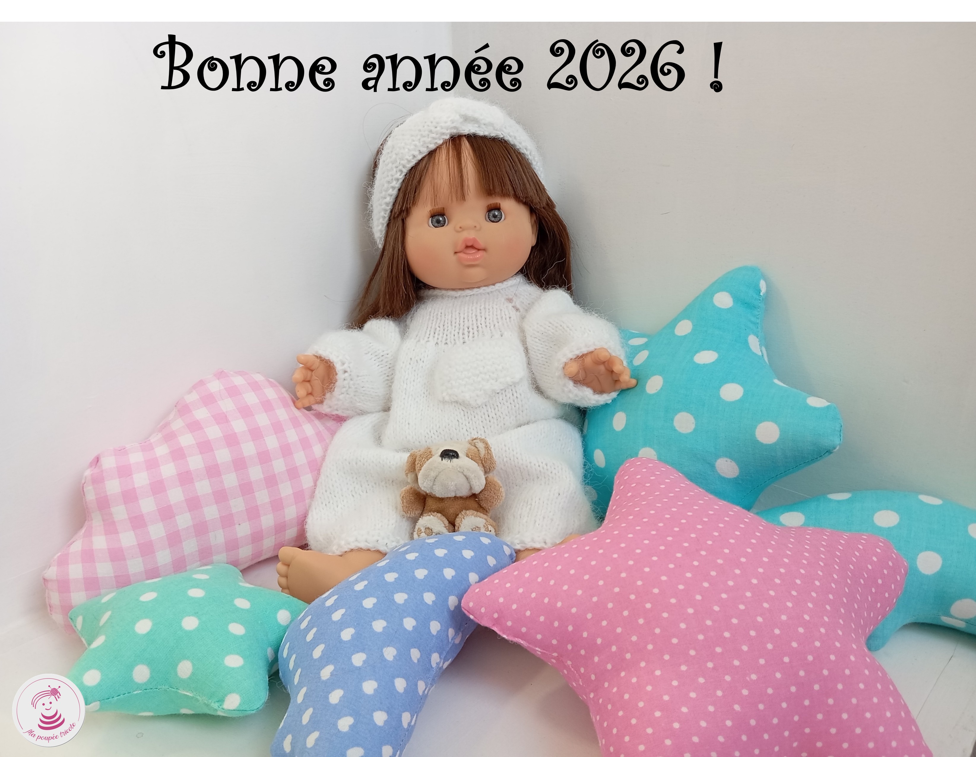 Bonne année 2026 Minikane petit flocon